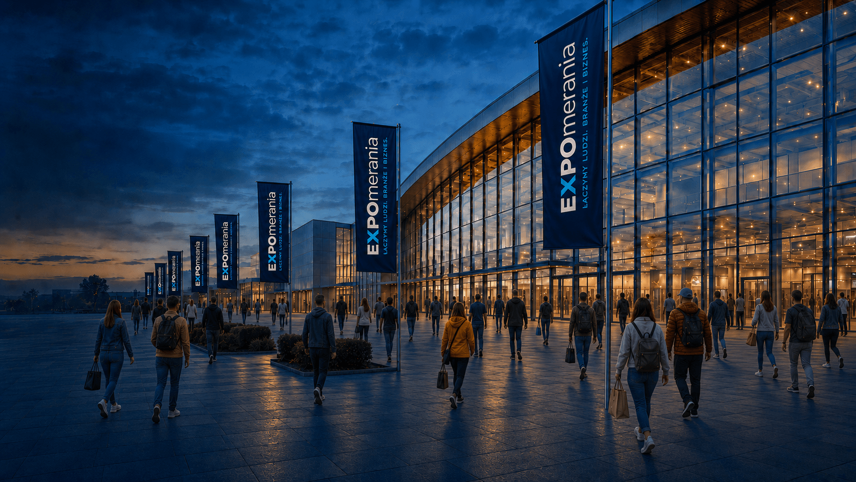EXPOmerania exhibition venue with visitors